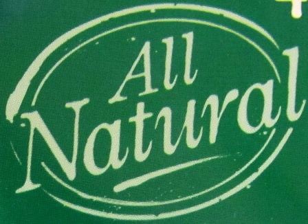 all-natural label