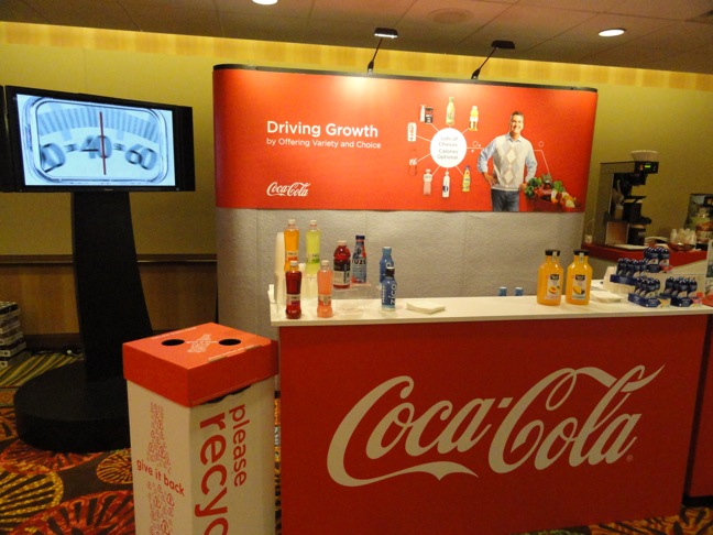 Coke display at FMI Future Connect