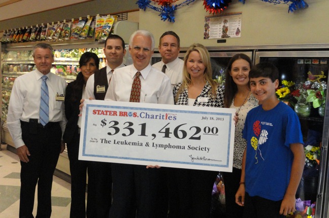 Stater Bros. check presentation