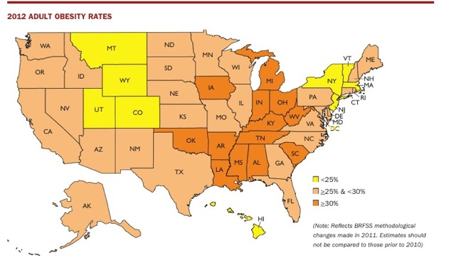 Obesity map