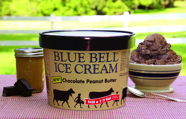 Blue Bell's Chocolate Peanut Butter Ice Cream