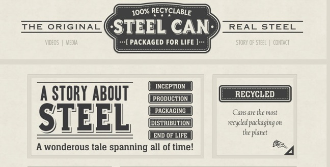 steel can