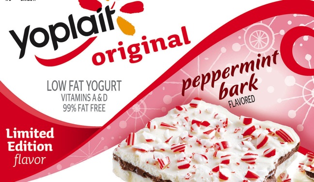 Yoplait Peppermint Bark