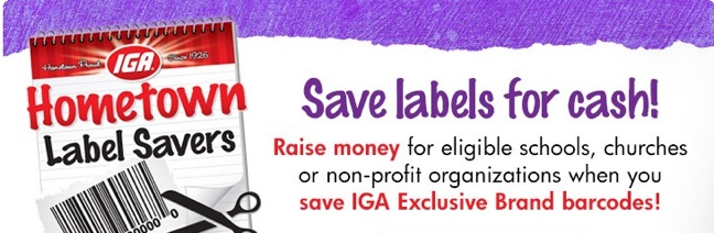 IGA label savers image