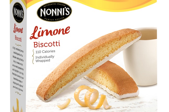 Nonni's Limone Biscotti Package