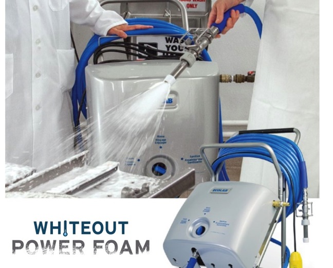 Ecolab whiteout power cleaning system