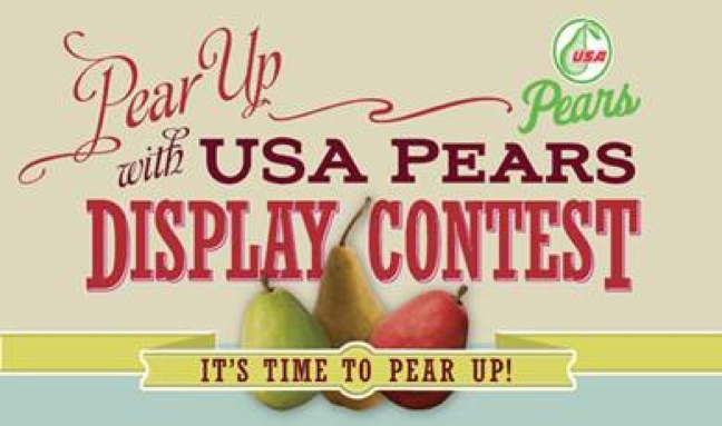 Pear display contest image