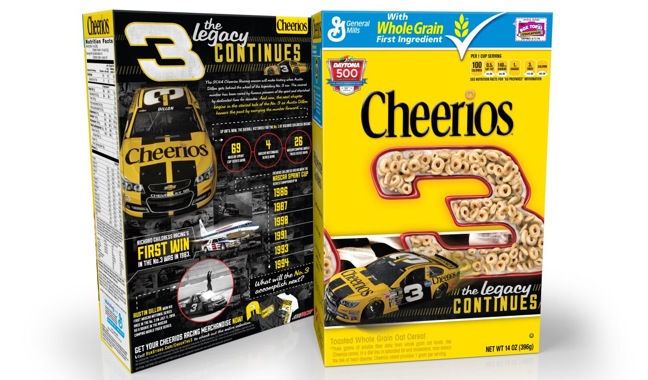 limited edition Cheerios box