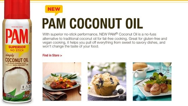 PAM Coconut Oil