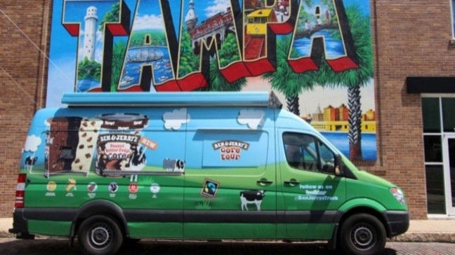 Ben & Jerry's truck