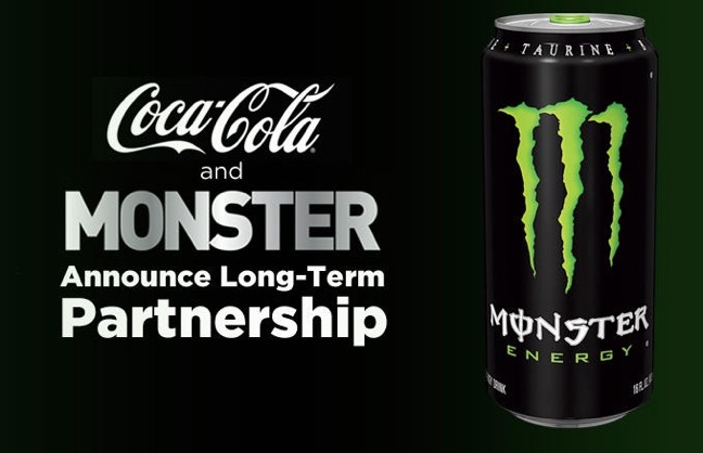 Coke and Monster partnership image