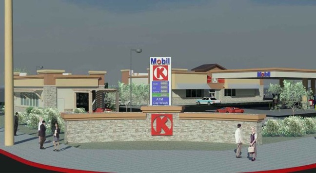 Circle K prototype rendering in SoCal