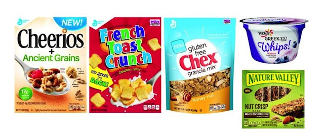 General Mills product lineup