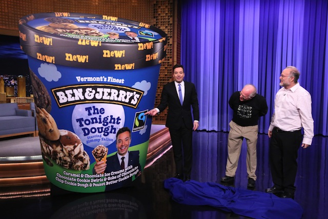 Ben & Jerry’s launches its newest flavor, The Tonight Dough starring Jimmy Fallon. (Photo courtesy of The Tonight Show)