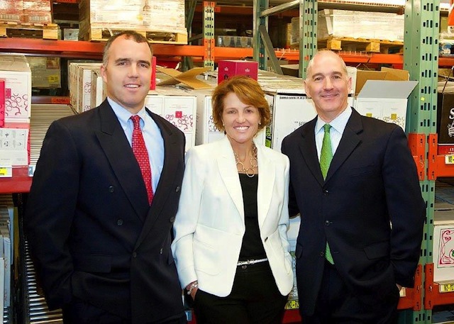 Keith Canning and Gena Canning, managing partners, Pine State Trading Co.; and Nick Alberding, CEO, Core-Mark.