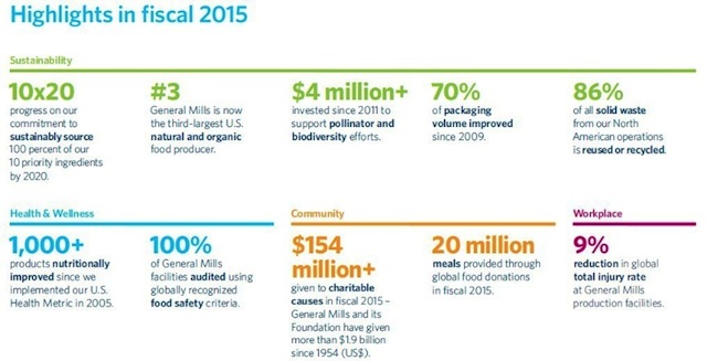 General Mills Focus Areas