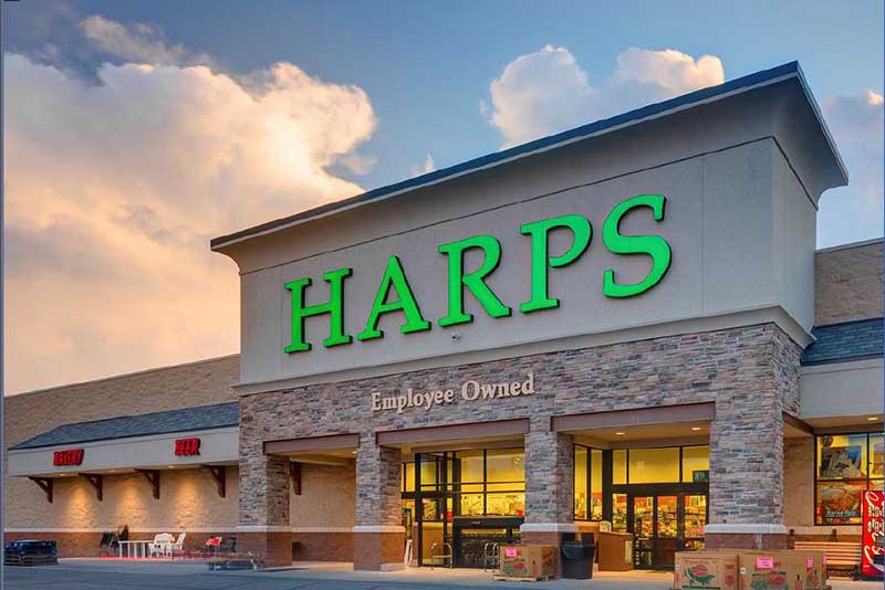 A Harps storefront