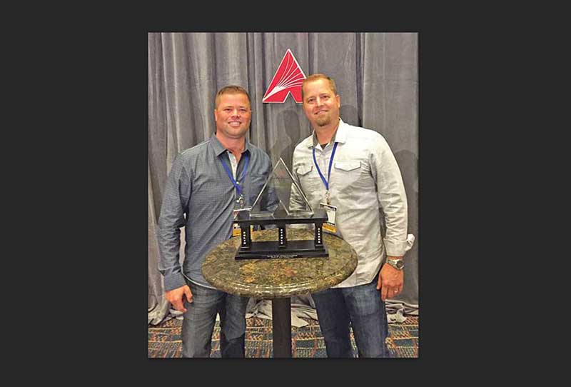 Hays Market—with stores in Berthoud and Johnstown, Colorado—recently received the 2016 Retailer of the Year Award from Affiliated Foods Midwest. Brothers Ryan and Russell Hays accepted the award in Omaha, Nebraska.