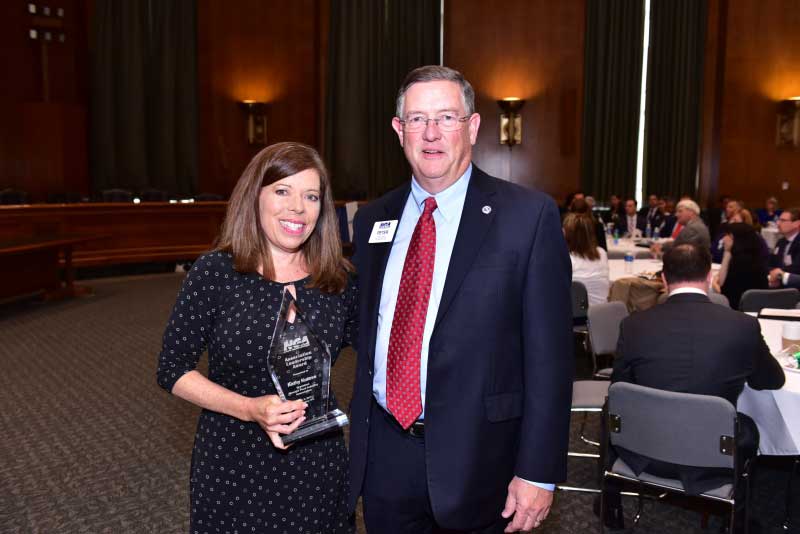 Kathy Kuzava, GFIA; and Peter Larkin, NGA.