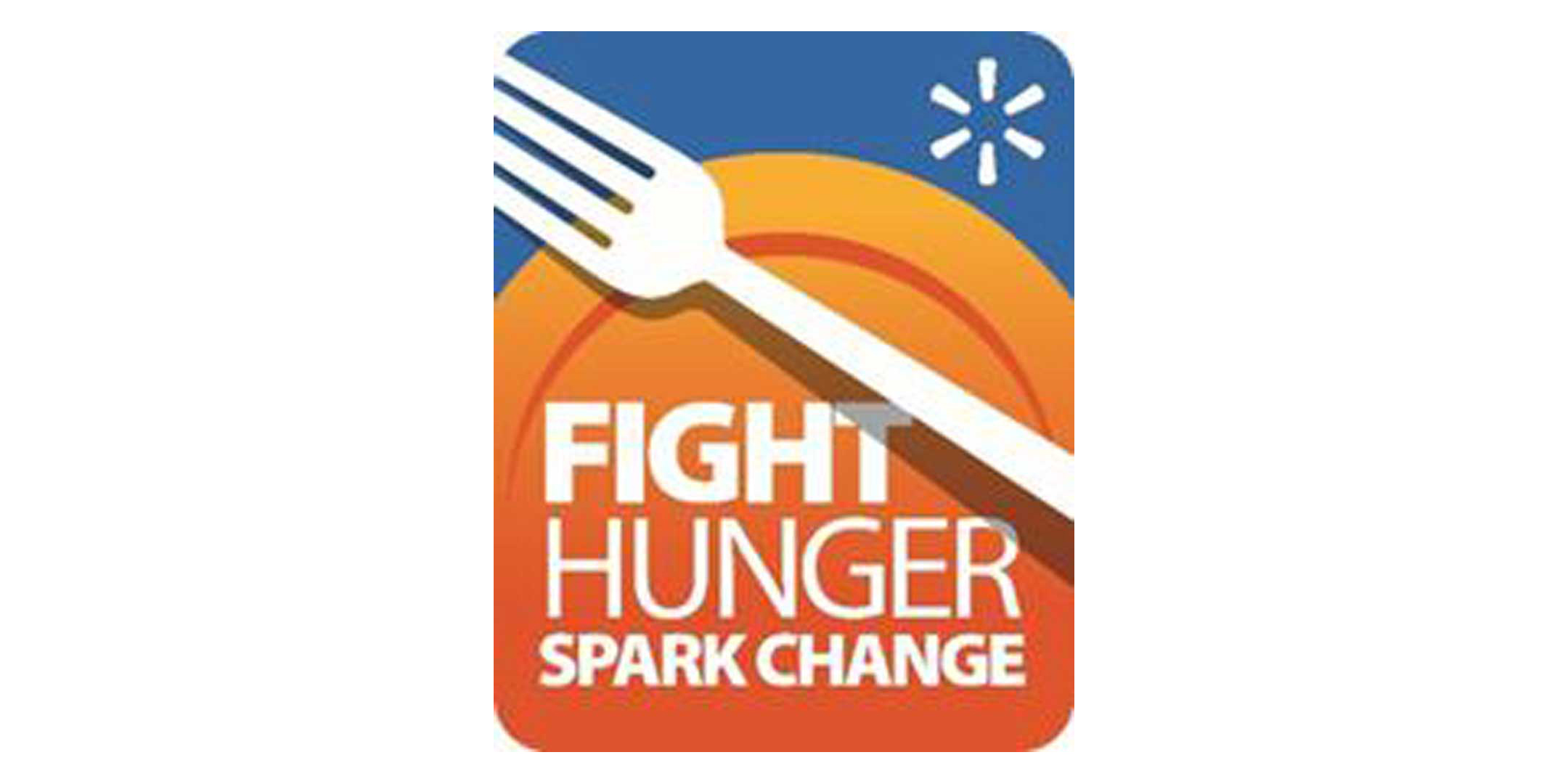 Walmart food bank campaign logo.