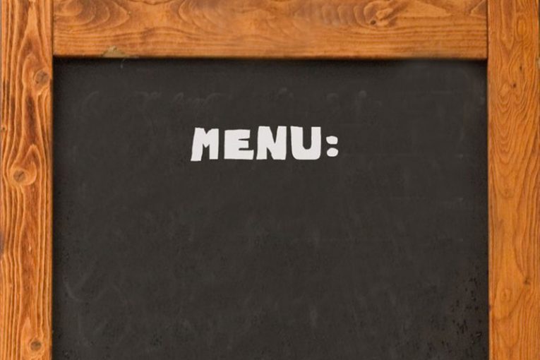 menu board