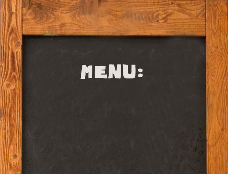 menu board