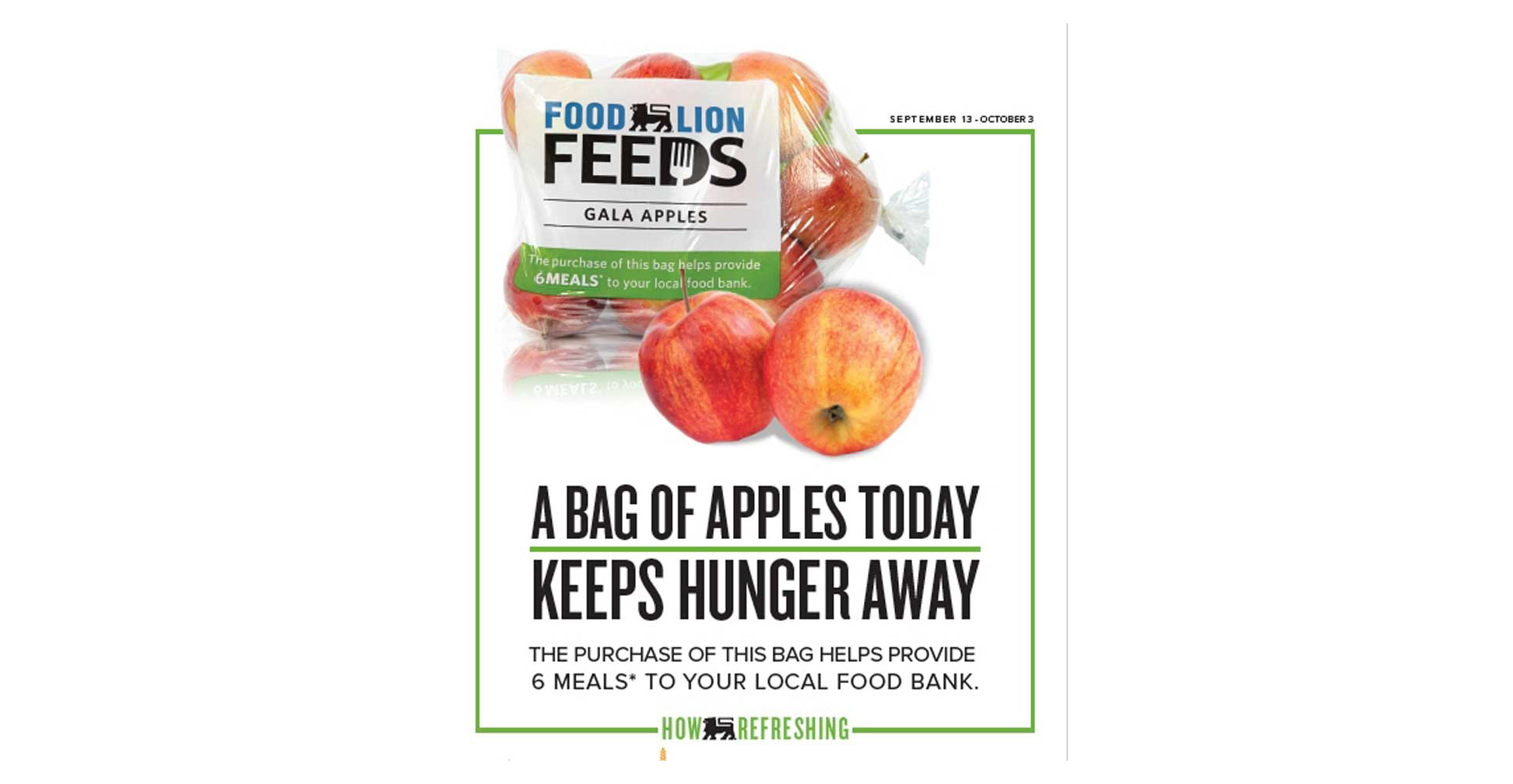 Food Lion Feeds apple campaign marketing