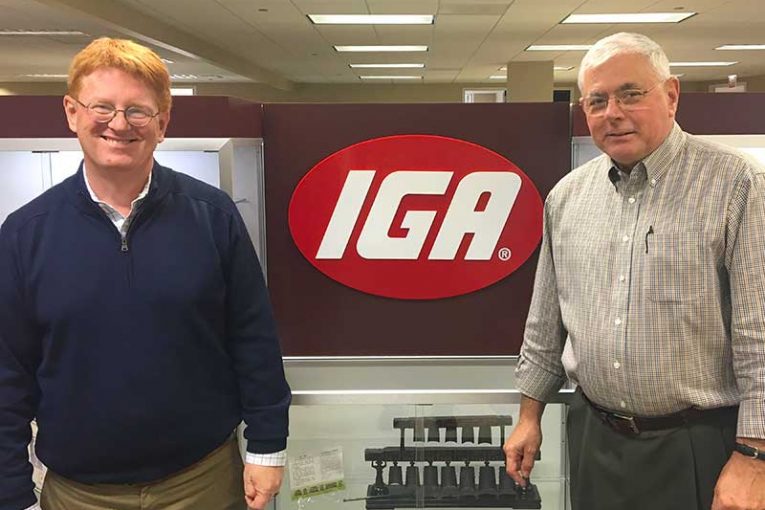 IGA President John Ross and former president Mark Batenic