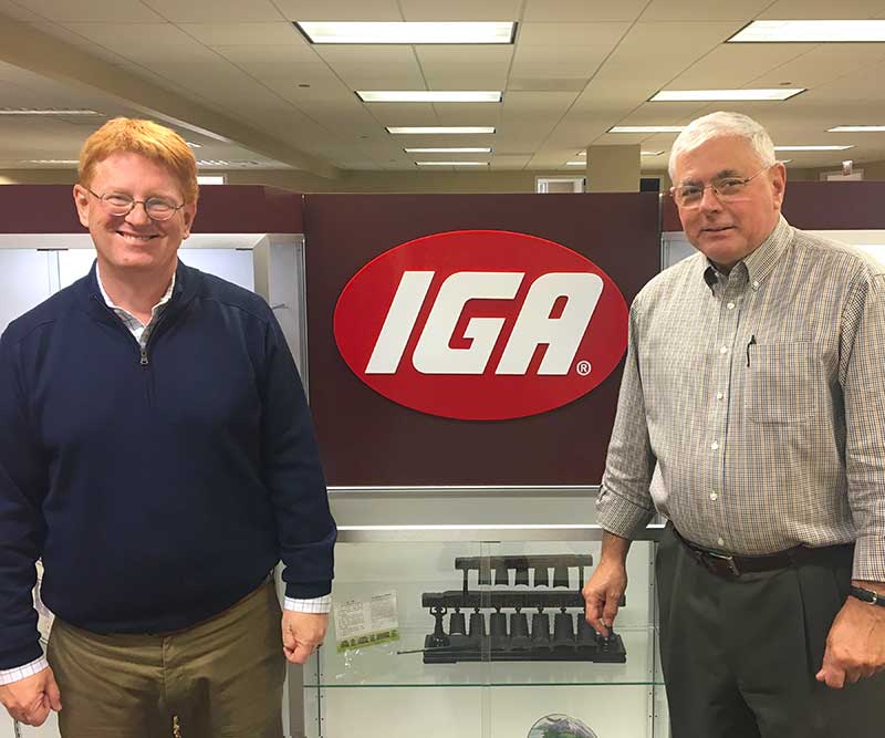 IGA President John Ross and former president Mark Batenic