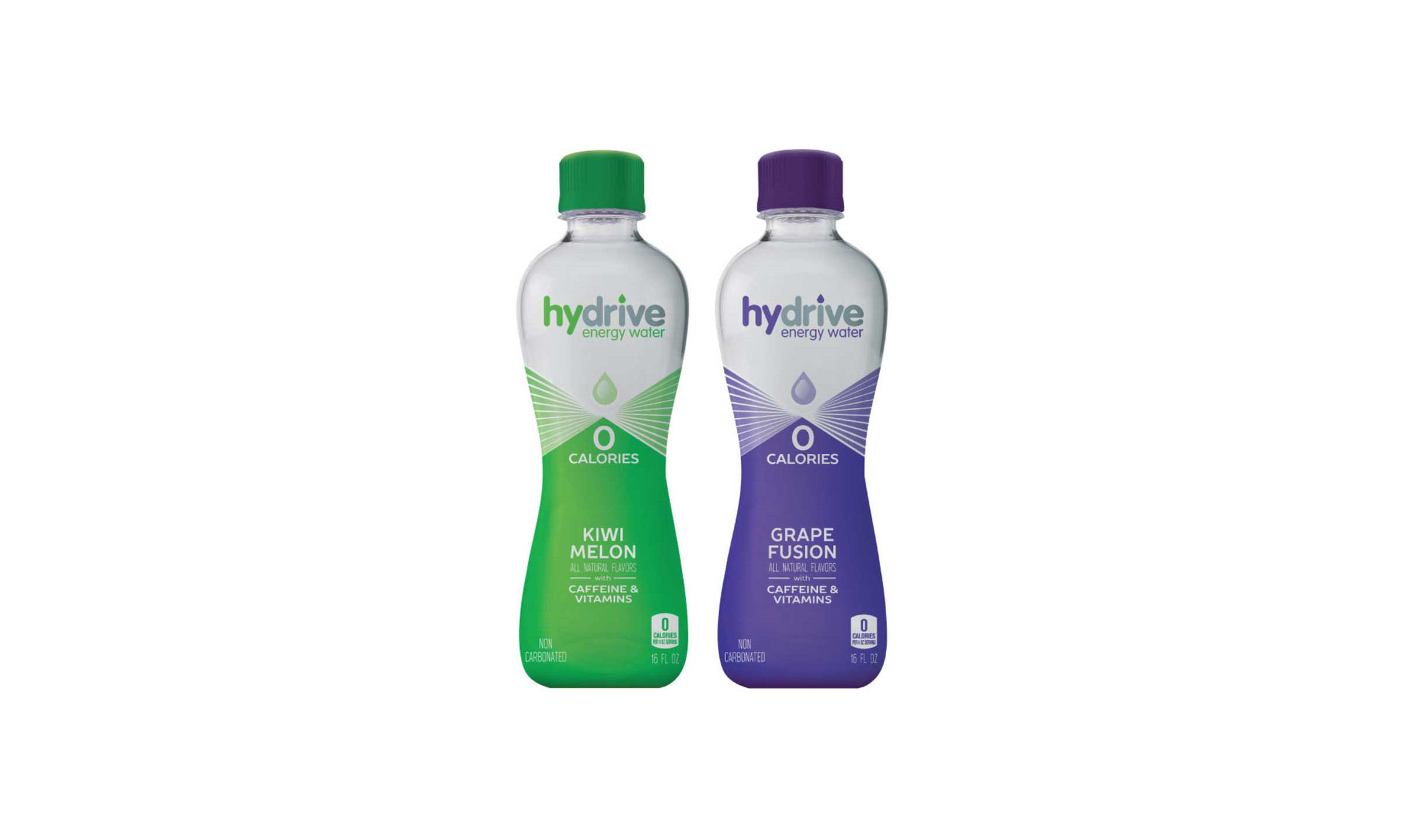 Hydrive Kiwi and Grape bottles