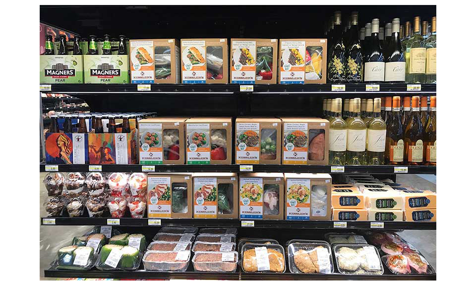 Kessler's Chef Kit meal kits on display