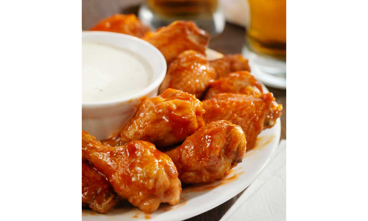 Chicken wings with ranch