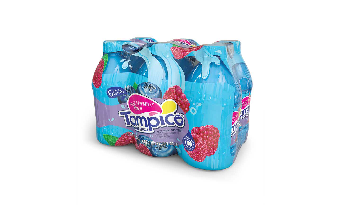 The updated Tampico packaging