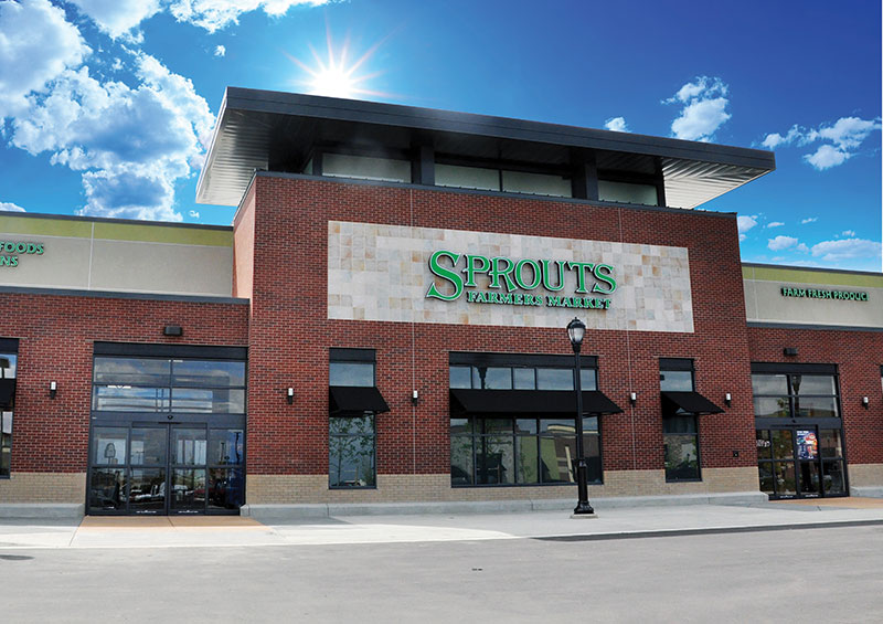 Sprouts exterior, third quarter