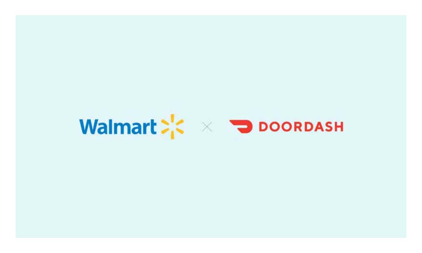 Walmart and DoorDash logos