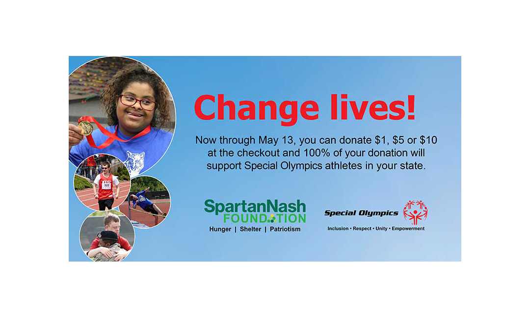 SpartanNash Special Olympics campaign promotional