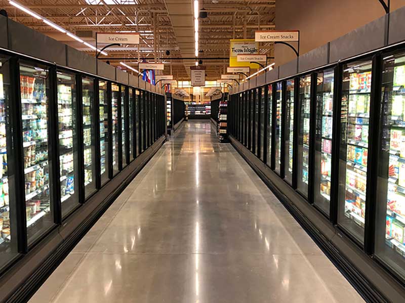 frozen food aisle