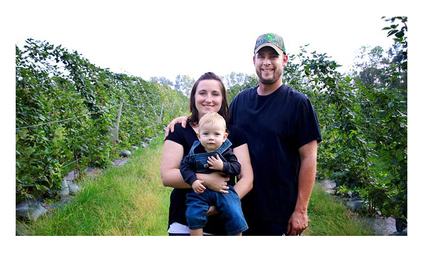 Kristen and Austin Witt with their son, Andrew.