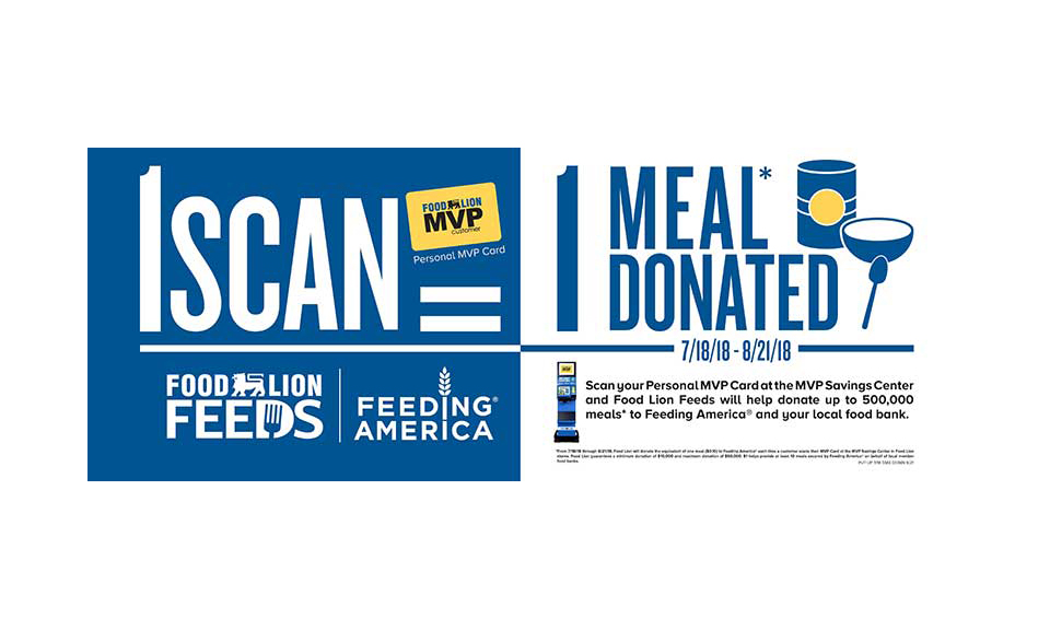 Food Lion meal donations banner