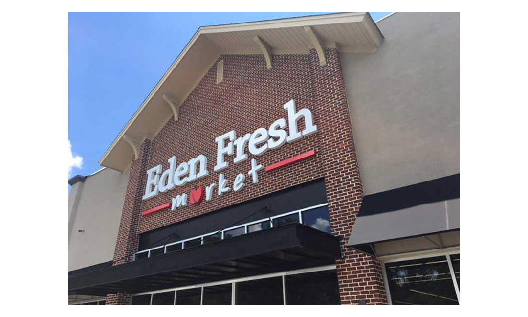 Eden Fresh Market exterior. Photo by Stephanie Reid