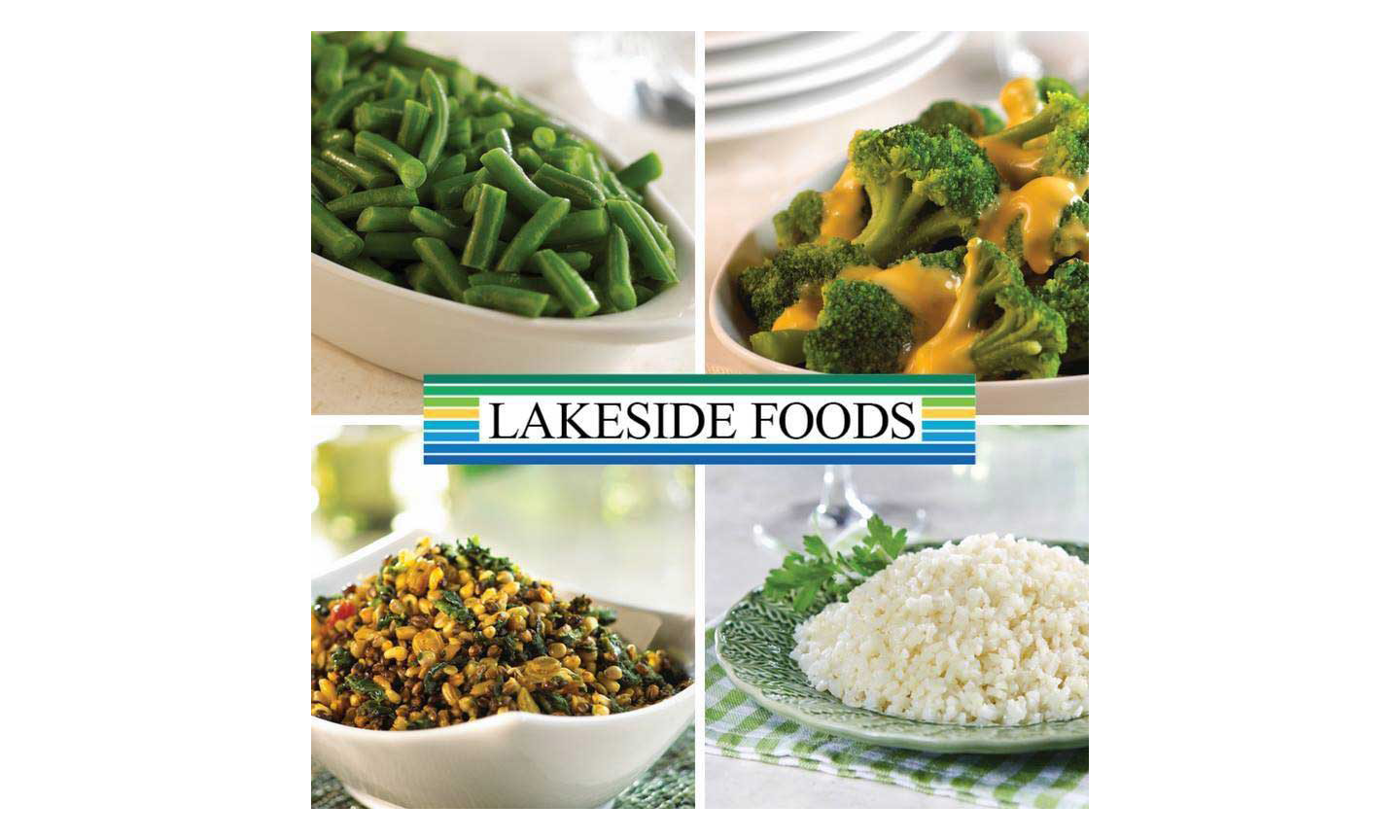 Lakeside Foods logo and products