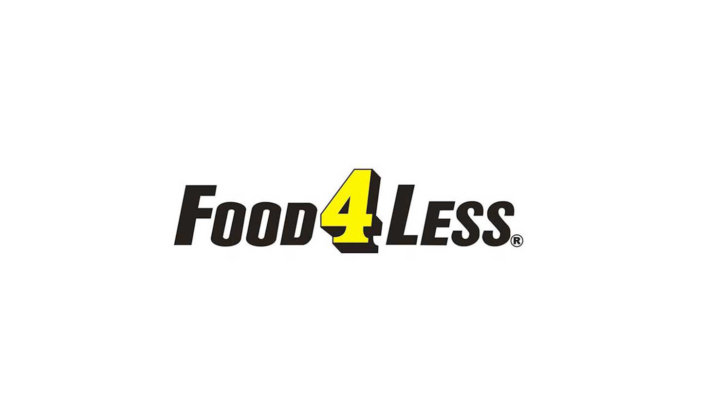 Food 4 less logo