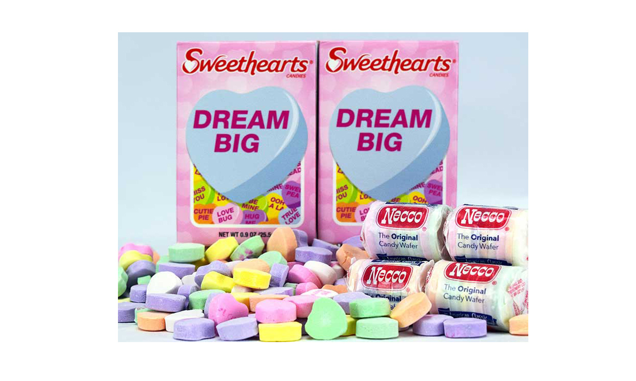 Sweetheart boxes and NECCO Wafers