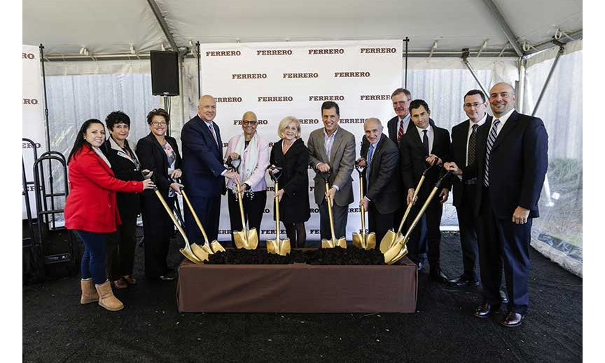 Ferrero's New Jersey groundbreaking ceremony.