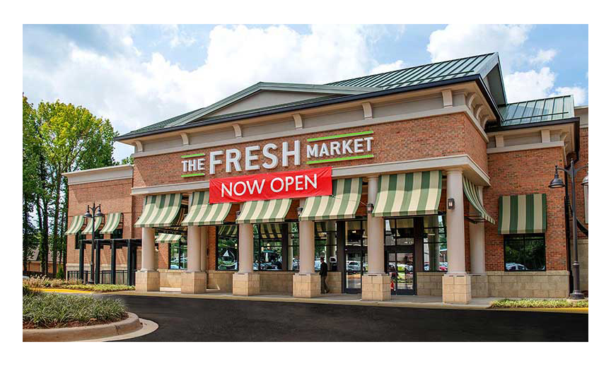 The exterior of Fresh Market's Strawberry Hill store.