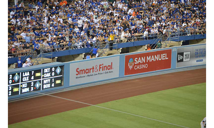 Smart & Final stadium signage