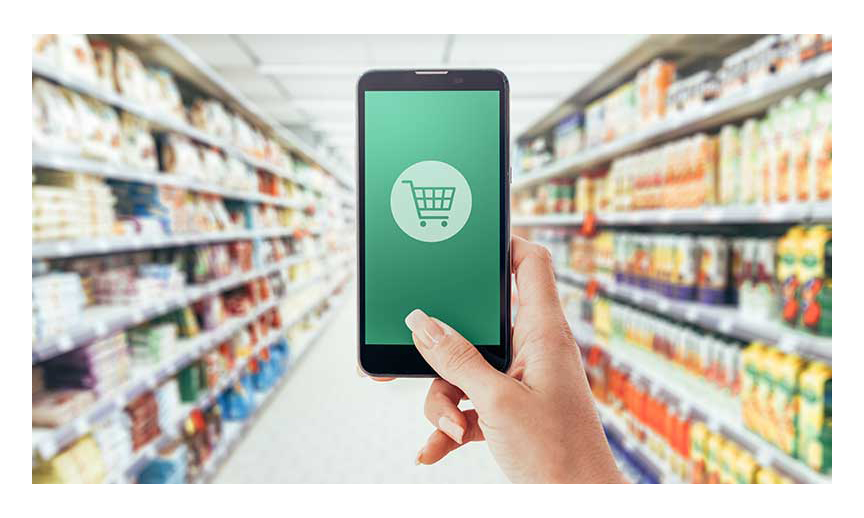 online shopping COVID risks report groceries online