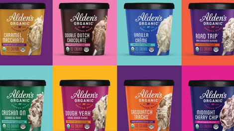 Alden's Organic ice cream pints