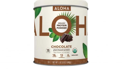 Aloha chocolate protein powder