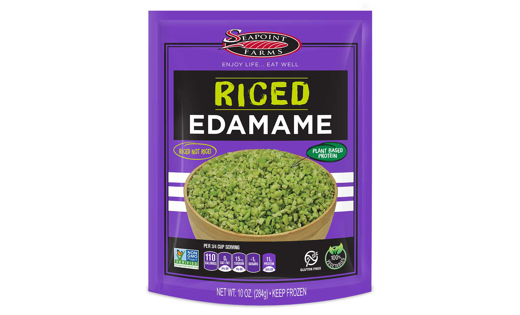 Riced Edamame